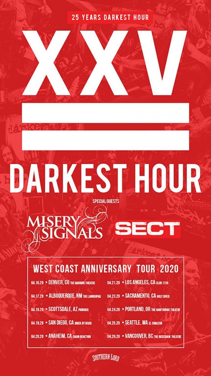 Darkest Hour announce 25th anniversary tour dates