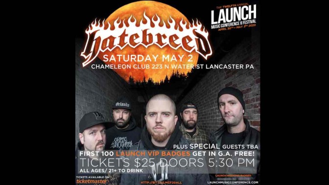 Hatebreed Added To Launch Lineup