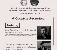 SYSTEM OF A DOWN Singer SERJ TANKIAN To Headline New Zealand Parliament Event On Armenian Genocide