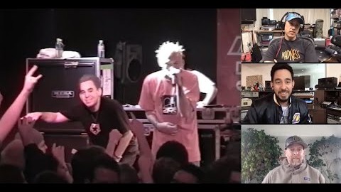 Watch Linkin Park react as they share never-before-seen live gig from 2001