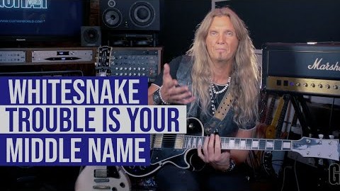 WHITESNAKE: ‘Trouble Is Your Middle Name’ Guitar Lesson With JOEL HOEKSTRA