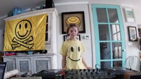 Watch Fatboy Slim’s 10-year-old daughter make her DJ debut as Fat Girl Slim