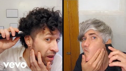 Watch We Are Scientists give themselves DIY haircuts in ‘I Cut My Own Hair’ video