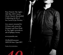 Peter Hook to stream gig of every Joy Division song in tribute to Ian Curtis today