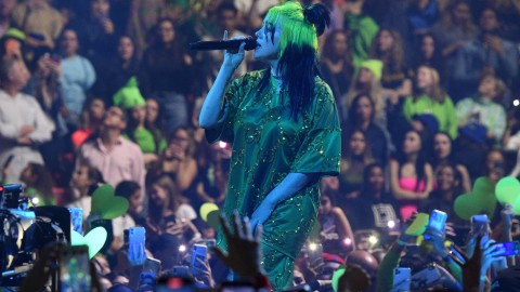 Billie Eilish breaks Instagram record with photo of new hair colour