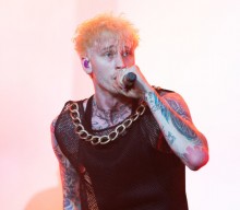 Machine Gun Kelly smashes glass on his own face during after-show party