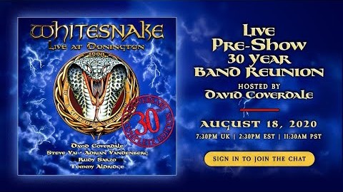 WHITESNAKE’s ‘Slip Of The Tongue’ Lineup Reunites For Online Discussion (Video)