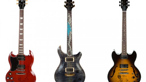 Guitars signed by Robert Plant and Carlos Santana to be auctioned for MusiCares