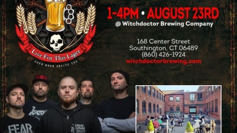 HATEBREED Teams Up With Connecticut’s Witchdoctor Brewing Company To Launch ‘Live For This’ Lager