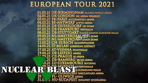 NIGHTWISH Reschedules European Tour For May 2021