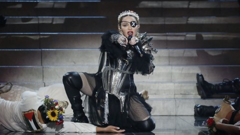 Madonna shares behind-the-scenes look at work on upcoming biopic