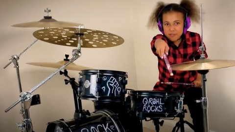 Nandi Bushell responds to Dave Grohl’s ‘Dead End Friends’ drum challenge