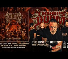 THE TROOPS OF DOOM Feat. Ex-SEPULTURA Guitarist JAIRO ‘TORMENTOR’ GUEDZ: Visualizer For ‘The Rise Of Heresy’ EP