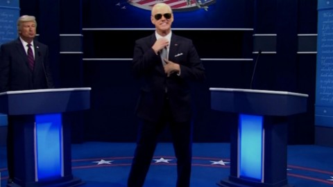 Watch Jim Carrey and Alec Baldwin skewer the US presidential debate on ‘SNL’