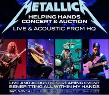 METALLICA Announces ‘Live & Acoustic From HQ’ Streaming Charity Event
