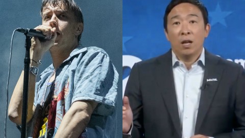Watch Julian Casablancas discuss democracy reform with former presidential candidate Andrew Yang