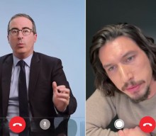 Watch Adam Driver FaceTime John Oliver to confront “deeply weird” obsession