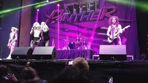 STEEL PANTHER Joined By FOZZY’s CHRIS JERICHO For ‘You’ve Got Another Thing Comin” Performance At St. Petersburg Concert (Video)