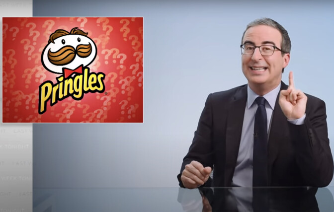 Pringles mascot reveals full body following John Oliver’s request