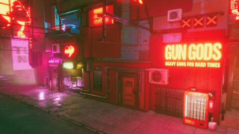 ‘Glitchpunk’ will see players take to the neon streets from a top-down view