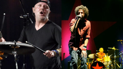 Metallica’s Lars Ulrich has been drumming along to Rage Against The Machine at home during the coronavirus pandemic