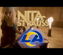 NITA STRAUSS: How I Became The In-House Guitarist For LOS ANGELES RAMS Football Team