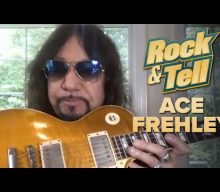 ACE FREHLEY Shows Off A Few Pieces In His Rock And Roll Memorabilia Collection (Video)