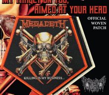MEGADETH Patches, Backpatches And Enamel Pins Coming Next Month