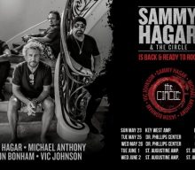 SAMMY HAGAR & THE CIRCLE Announce Spring U.S. Tour Dates
