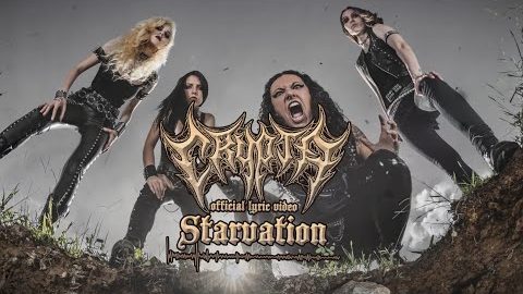 CRYPTA Feat. Former NERVOSA, BURNING WITCHES Members: ‘Starvation’ Lyric Video