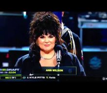 Watch HEART’s ANN WILSON Sing U.S. National Anthem At NFL Draft Night One Festivities In Cleveland