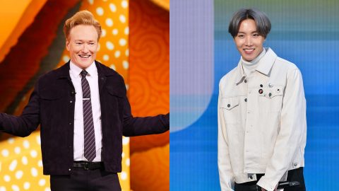 Watch Conan O’Brien react to BTS’ J-Hope calling him “Curtain”