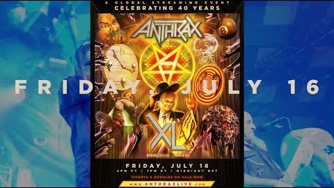 ANTHRAX: Details Of 40th-Anniversary Livestream Revealed