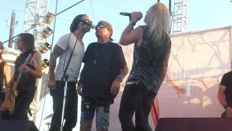WARRANT Joined By JACK RUSSELL, Members Of TRIXTER For ‘Cherry Pie’ Performance At ‘Live United Live Music Festival’ (Video)