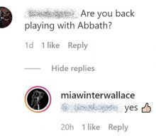 Bassist MIA WALLACE Rejoins ABBATH
