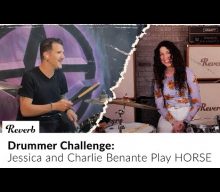 ANTHRAX’s CHARLIE BENANTE Goes Head To Head With JESSICA BURDEAUX For Game Of Drummer’s Horse