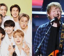 BTS and Coldplay in close race against Ed Sheeran for UK Number One single