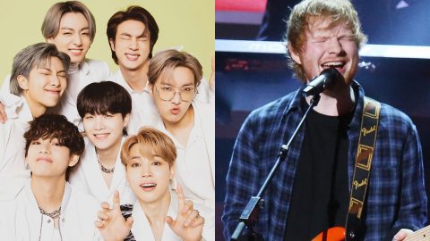 BTS and Coldplay in close race against Ed Sheeran for UK Number One single