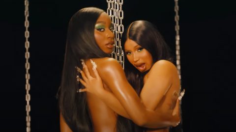 Cardi B hits out at “queerbaiting” claims in ‘Wild Side’ video