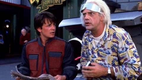 ‘Back To The Future’ stars Michael J Fox and Christopher Lloyd reunite for fan event