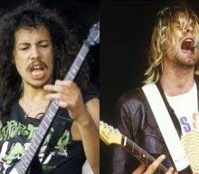 Kirk Hammett says he was “surprised” at how  much of a Metallica fan Kurt Cobain was