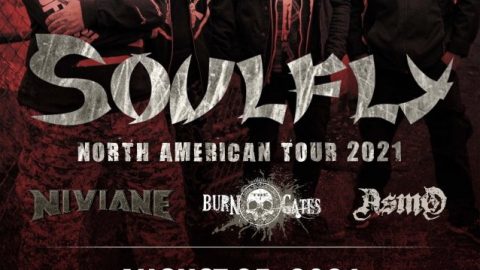 SOULFLY Featuring FEAR FACTORY’s DINO CAZARES: Video Of Lawrence, Kansas Concert