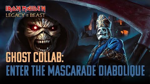 GHOST Announced As Latest In-Game Band Collaboration For IRON MAIDEN’s ‘Legacy Of The Beast’ Mobile Game