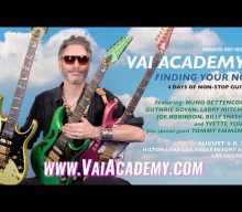 STEVE VAI Announces Details Of ‘Vai Academy 6.0 – Finding Your Note’ Feat. NUNO BETTENCOURT, BILLY SHEEHAN
