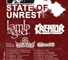 LAMB OF GOD And KREATOR Postpone ‘State Of Unrest’ European Tour To Fall 2022