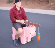YouTuber creates first real-life rideable ‘Minecraft’ pig
