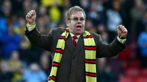 Elton John announces two special hometown shows at Watford FC’s stadium Vicarage Road