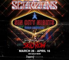 SKID ROW Replaces QUEENSRŸCHE As Support Act For SCORPIONS On ‘Sin City Nights’ Las Vegas Residency