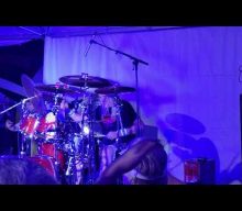 Watch IRON MAIDEN’s NICKO MCBRAIN Perform ‘The Writing On The Wall’ Live For First Time
