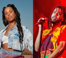 Alicia Keys has been in the studio with J. Cole